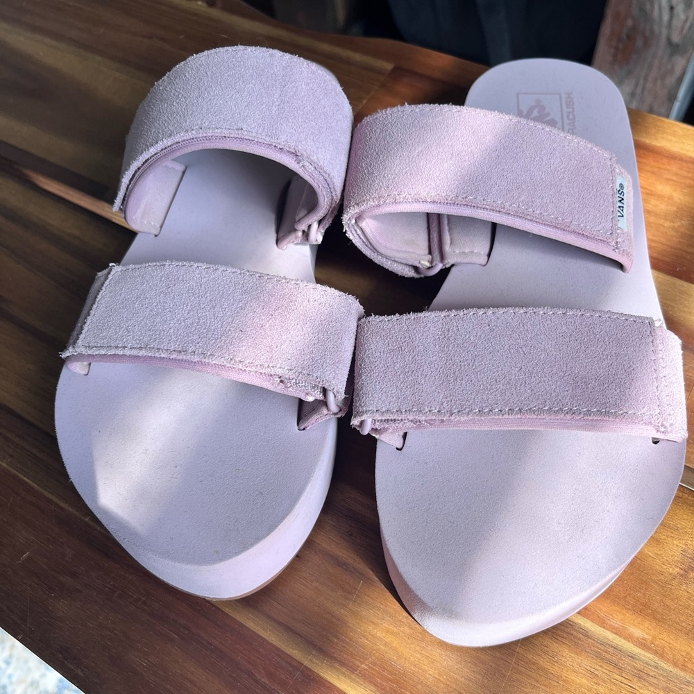 Vans Lavender Platform Sandals